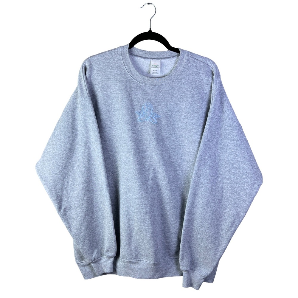 Hanes Crewneck Sweatshirt 2010s Men's XL Angel Coquette Streetwear